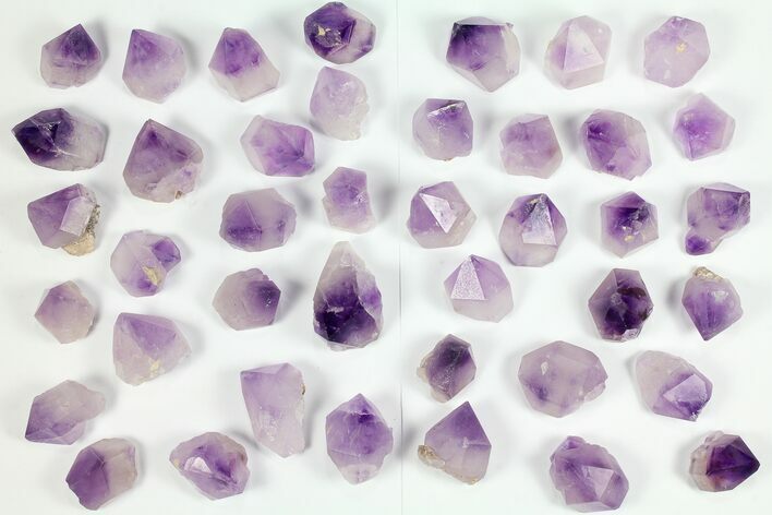Lot: Amethyst Crystal Points - Pieces - Morocco #104595